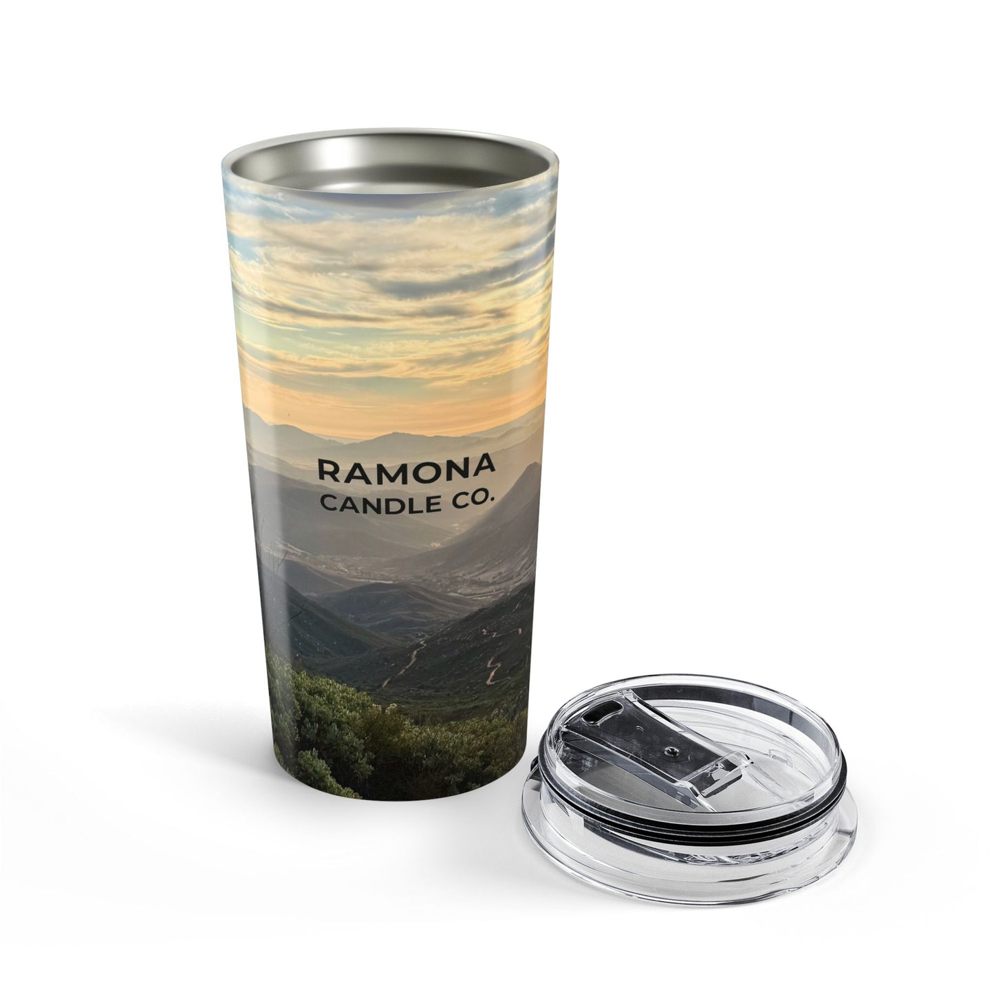 Sunset Over Ramona 20 oz. Tumbler — Ramona Candle Co.