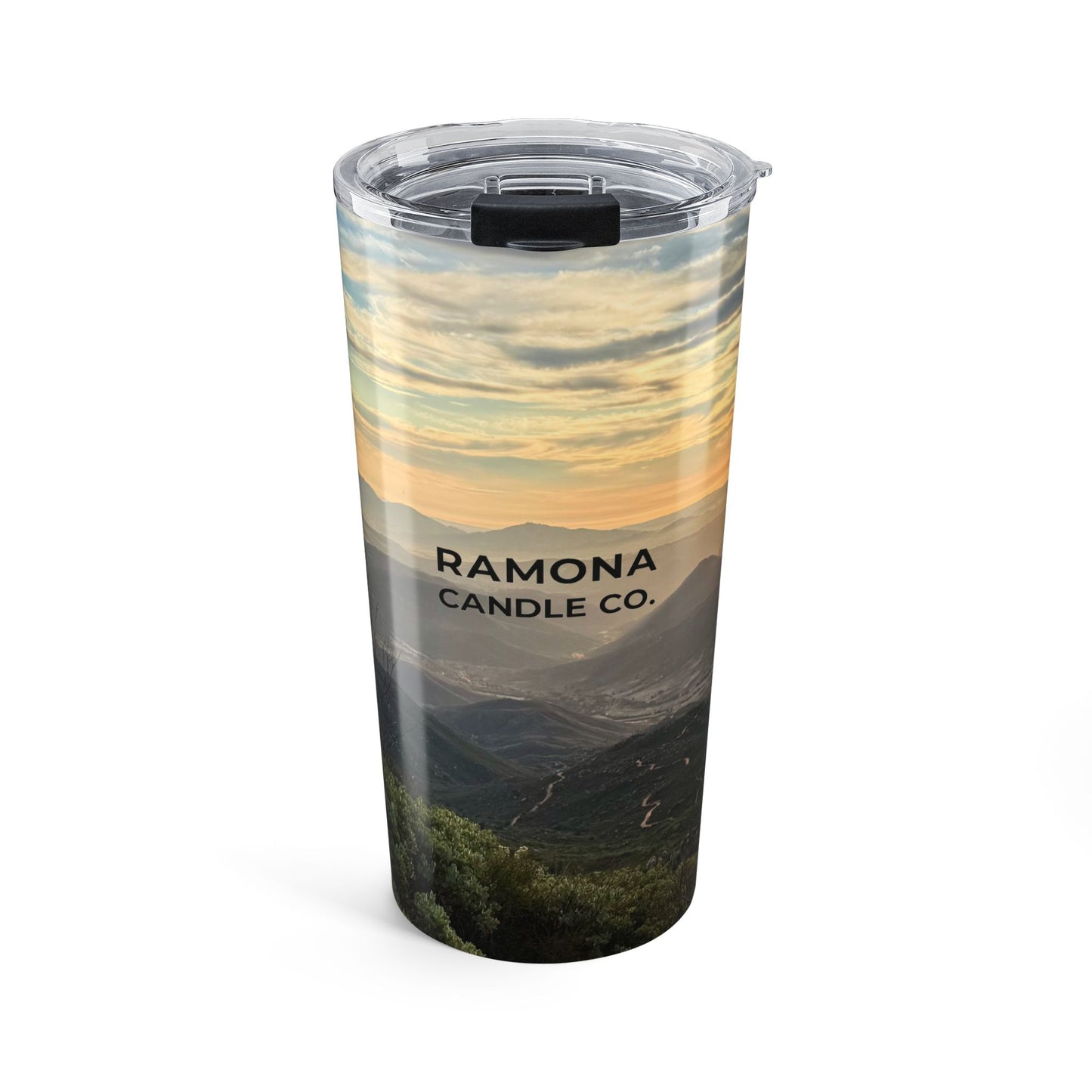 Sunset Over Ramona 20 oz. Tumbler — Ramona Candle Co.